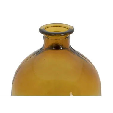 Wazon BOTELLA NAPOLES Szkło Recyklingowane Pomarańczowy 19x45 cm (PRODUKOWANY W HISZPANII)